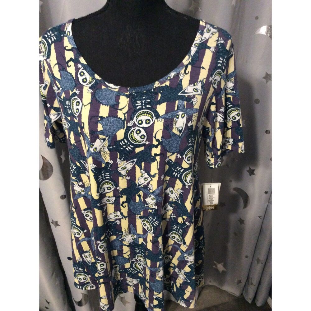 New NWT Small NIGHTMARE Disney Perfect T LuLaRoe Short sleeve